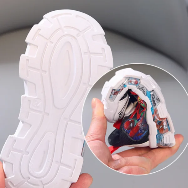 Disney Children's Sneakers Spiderman Boys Girls Casual Shoes Summer Mesh Breathable Student Shoes Kids Anti-slip Casual Shoes - Image 5