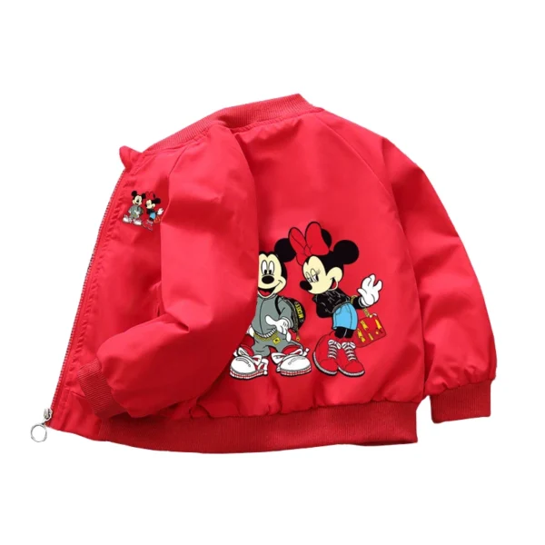 Spring Baby Boys Girls Coats Cartoon Mickey Mouse Hoodies Jacket For Kids Sweatshirt Children Windbreaker Outerwear 1-6 Years - Image 6