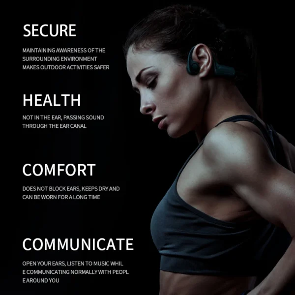Xiaomi Mijia Bone Conduction Earphones Bluetooth 5.3 Sports Wireless Headphones Ear Hook Waterproof Headset for Running Driving - Image 4
