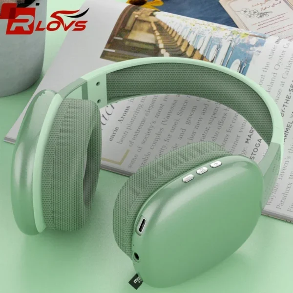 Wireless Headphones Bluetooth Headset With Mic Noise Cancelling Headsets Stereo Sound Earbuds Sports Headphones Supports TF - Image 4