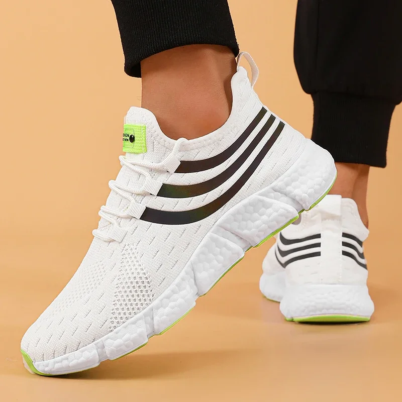 Men Shoes Breathable Classic Running Sneakers for Man Outdoor Light Comfortable Mesh Shoes Slip on Walking Shoes Tenis Masculino - Image 6