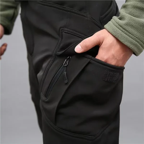 Men's City Gargo Winter Tactical SharkSkin Jackets Hiking Pants Fishing Climbing Trekking Casual Hunting Camping Trousers M-5XL - Image 2