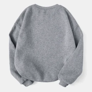 Fashion letter print sweatshirt crew neck casual sweatshirt for winter & fall women's clothing