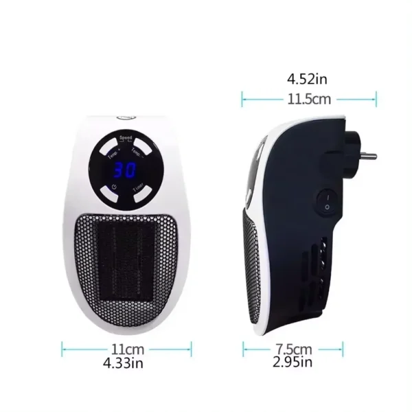 2024 hot style wall-mounted heater mini hot fan fast heating electric heater office home heater small solar heater - Image 2