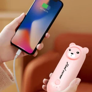 Cute Power Bank Hand Warmer Rechargeable Portable USB Hand Warmer Mini Electric Hand Warmer Children Birthday Christmas Gifts