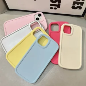 Luxury Matte Soft Candy Phone Case For iPhone 14 13 12 11 Pro Max Plus X Xs XR Max Shockproof Bumper Soft Silicone Cases Cover