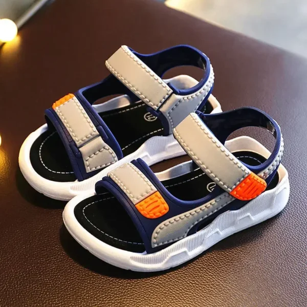 Summer Baby Sandals Solid Color Baby Boy Sandals Soft Sole Anti-slip Boys Girls Sandals Toddler Baby Shoes Beach - Image 6