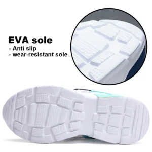 Kids' Sneakers Children Casual Sports Shoes for Boys Breathable Summer Mesh Kids Hook&Loop Students Girls School Running Shoes