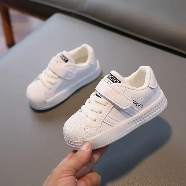 Kids Casual Shoes Sneakers Boys Sport Breathable Tennis Sneaker Baby Children Girls Shoes Spring Fashion White Flat Running Shoe - Image 3
