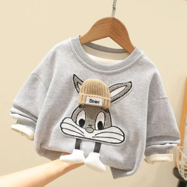 Autumn Kid Boy Clothes Set Cartoon Printed Sweatshirts Pullover Top and Pants Bottom 2pcs Suit Children Girls Outfits Tracksuits - Image 6
