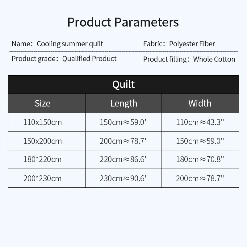 2024 new Japanese polyester cotton quilted summer quilt skin-friendly washable light luxury style solid color lightweight - Image 6