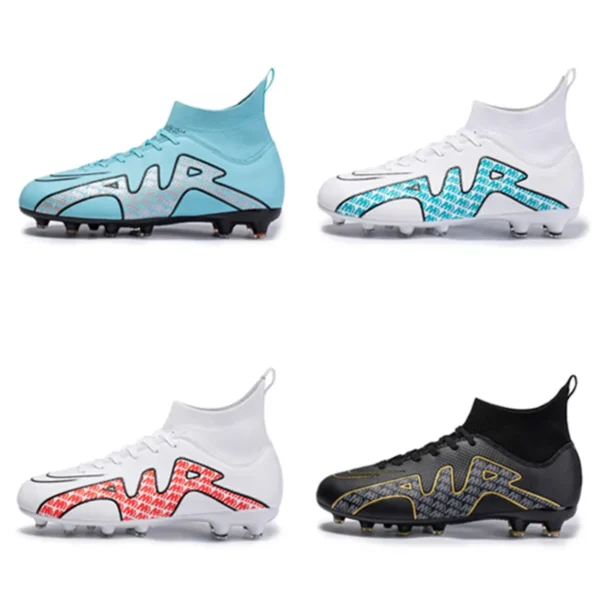 Man's Soccer Shoes Adult Kid TF/FG Outsole Non-Slip Unisex Football Cleats Outdoor Lawn Breathable Sneakers New Arrival 2022 - Image 6