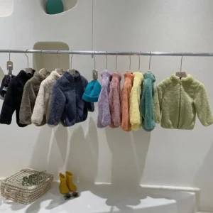 Kids Winter Coats 2024 New Children Outerwear Boy Warm Fleece Jacket Baby Girls Jackets for Autumn Spring Children Clothing
