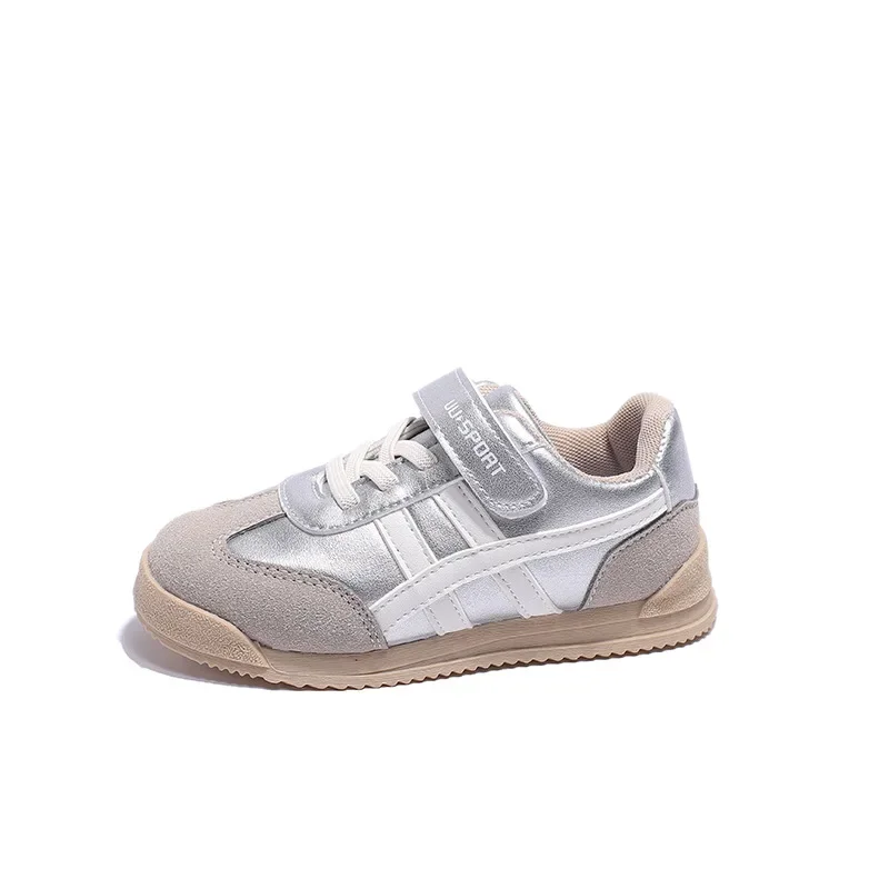 Children Sports Shoes Non-slip Soft Sole Shoes Kids Running Sneakers Comfort Hook and Loop Sneakers Breathable Athletic Shoes - Image 4