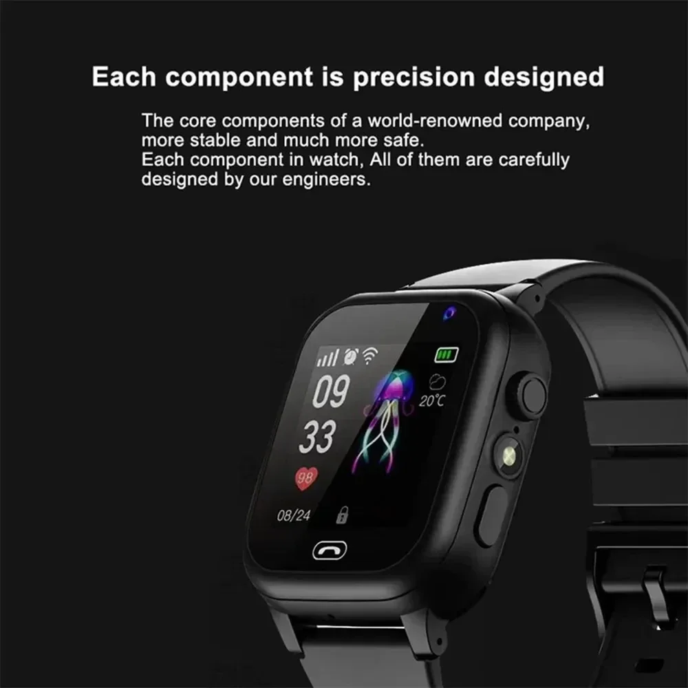 4G Kids Smartwatch SOS GPS Location Video Call Analogue Card Kids Smartwatch Camera Waterproof Watch Boys Girls Upgrade 2024 New - Image 6
