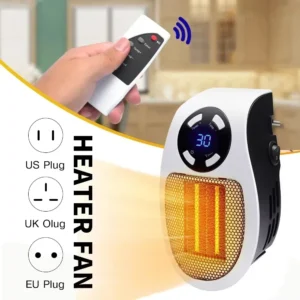 2024 hot style wall-mounted heater mini hot fan fast heating electric heater office home heater small solar heater