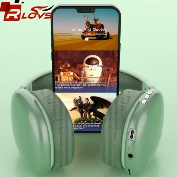 Wireless Headphones Bluetooth Headset With Mic Noise Cancelling Headsets Stereo Sound Earbuds Sports Headphones Supports TF - Image 3
