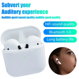 Pro 4 TWS Wireless Headphones Single Earphone Bluetooth-Compatible 5.0 Waterproof Headset With Mic For Xiaomi iPhone Pro4 Earbud