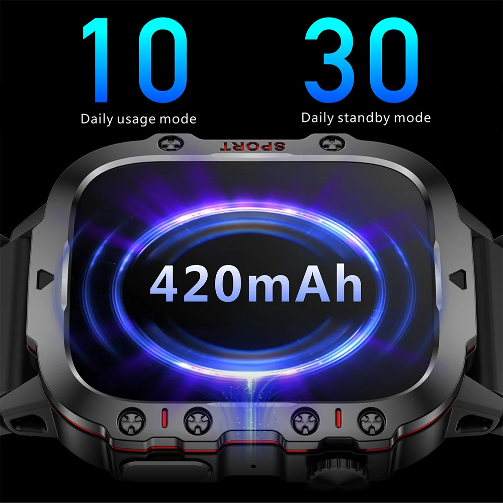 Original Men Smart Watch Bluetooth Call Fitness Clock 3ATM IP68 Swim Waterproof Sports Smartwatch for Women Xiaomi Android 2024 - Image 2