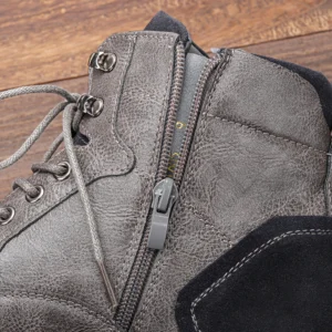 Size 7-13 Ankle Boots For Men Men's Leather boots Brand Boot for men