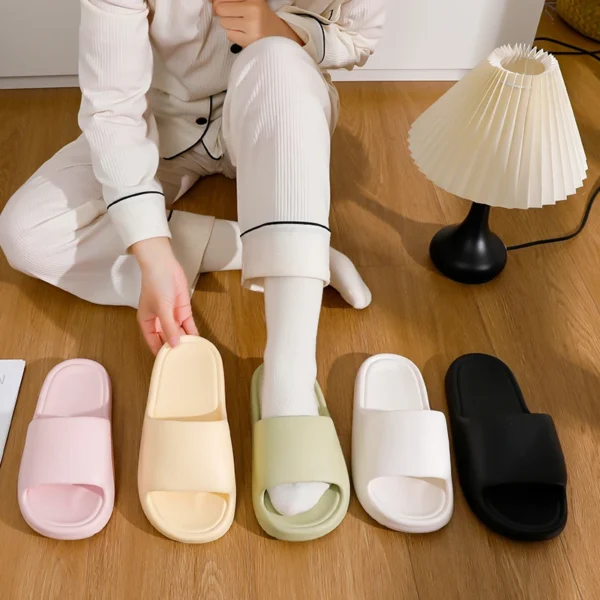 Lightweight Platform Slippers Women Super Soft Non Slip Beach Flip Flops Woman Comfort Couples Indoor Slides Shower Shoes - Image 3