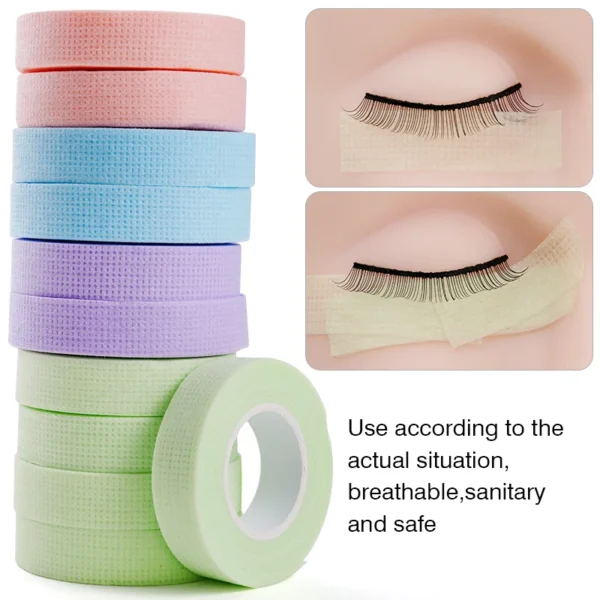 2/4PCS Lash Tape Micropore Eyelash Extension Supplies Transparent 4.5/9m Breathable Easy To Tear Medical Tapes Lash Makeup Tool