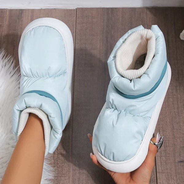 Women's Winter Warm Cotton Padded Shoes Thick Sole Down Waterproof Snow Boots for Women 2023 Non Slip Platform Ankle Botas Mujer
