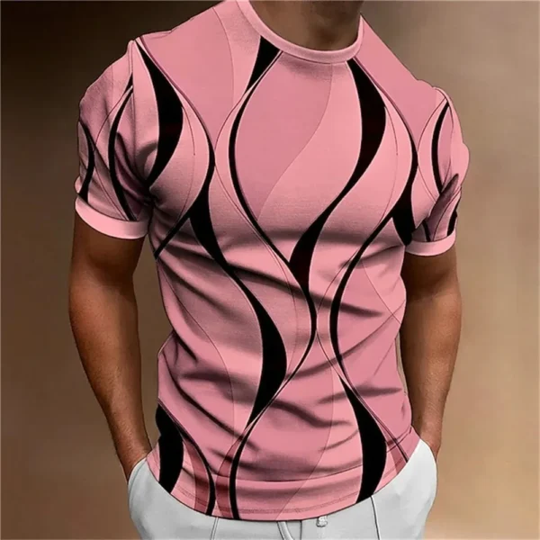 2024 New Anime Monster In Panic Pattern Men's Novelty 3d Short Sleeve Crew Neck Oversize Tshirt Summer Outdoor Tee Tops Clothing - Image 6