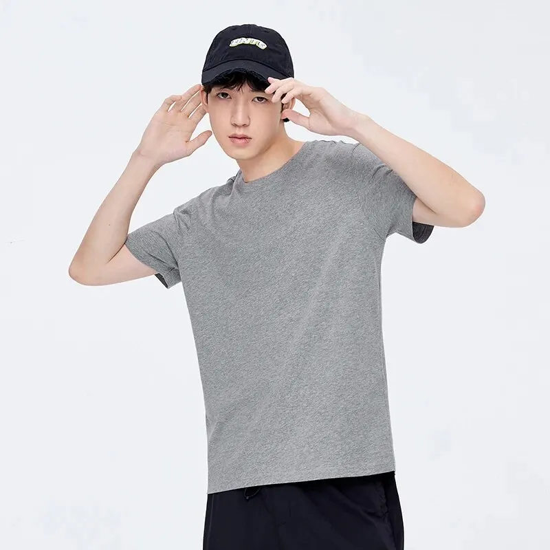 SEMIR T-shirt Men 2024 Spring New Daily Simple Commuting Casual Classic Trendy Solid Color Round Neck Short-sleeved T-shirt - Image 5