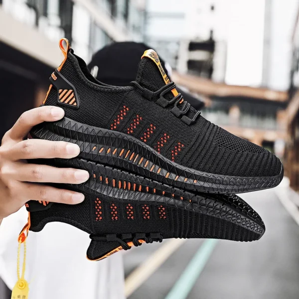 Lightweight Men's Running Shoes Outdoor Breathable Men Sports Shoes Anti-slip Male Sneakers Fashion Flexible Tennis Lace-up 2024 - Image 5
