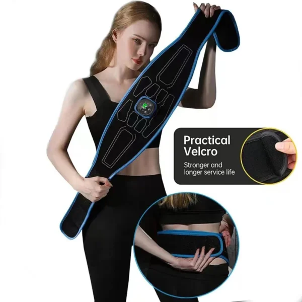 EMS Abdominal Toning Belt Electric Muscle Stimulation Muscle Toner Portable Fitness Massager Waist Trainer Body Slimming Shaping - Image 6