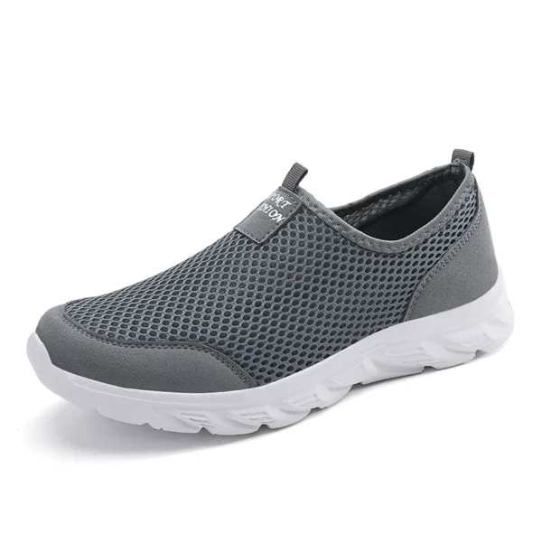 2023 Lightweight Men Casual Shoes Breathable Slip on Male Casual Sneakers Anti-slip Men's Flats Outdoor Walking Shoes Size 39-47 - Image 6