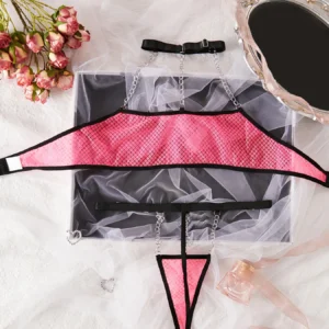 Mesh Sexy Lingerie Set For Women Transparent Porno Erotic Underwear Sexy Bra Set And Panty Lingerie Sexy Hot Erotic Sleepwear