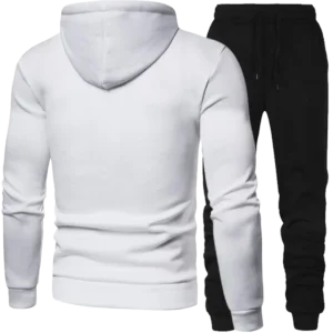 Men Clothing Spotted Sweatshirt Suit Hoodie and Pants Suit Mens Fashion Suits Men's Winter Clothes New Two Piece Set