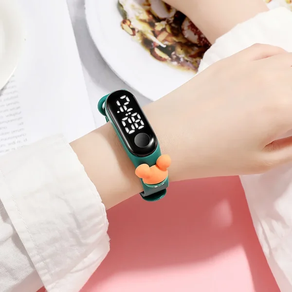 Fashion Mickey Children Watches For Girls Electronic Bracelet Sports Touch LED Spiderman Doll Kids Watch Women Waterproof Clock - Image 2