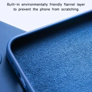 Original Liquid Silicone Case for Samsung Galaxy S24 S23 Ultra S22 Plus S21 FE S20 Note 20 10 Protective Soft Fabric Back Cover