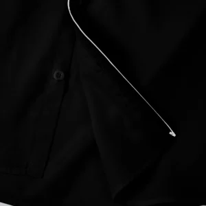 Spring and autumn men's long-sleeved solid color shirt, stand-up collar comfortable button-down fashionable slim shirt
