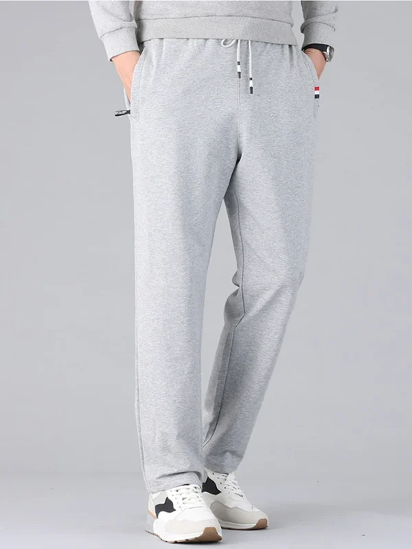 Spring Autumn Men Sweatpants Sportswear Fitness Gym Straight Cotton Track Pants Male Loose Joggers Trousers Plus Size 8XL - Image 3