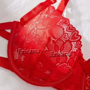 Lace Sexy Lingerie Transparent Hot Porno Lace Erotic Underwear Sexy Bra Set And Garter Lingerie Sexy Hot Erotic Sleepwear