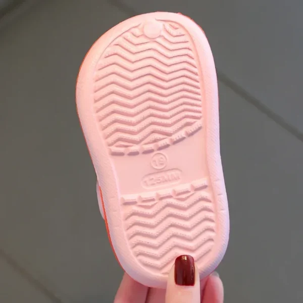 kids baby Girls Summer Sandals: Soft Sole Toddler children Indoor Slippers Cartoon Boys Breathable Hollow Shoes - Image 4