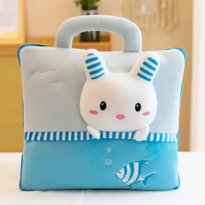 Cute Pillow Quilt Dual-use Pillow Folding Air Conditioning Blanket Car Interior Cushion Pillow 3-in-1 Office Nap Cushion Blanket
