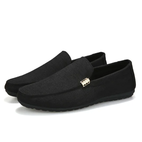 Men Casual Shoes Canvas Slip On Fashion Loafers for Male Luxury Dress Driving Shoes Formal Wedding Party Flats Plus Size - Image 5