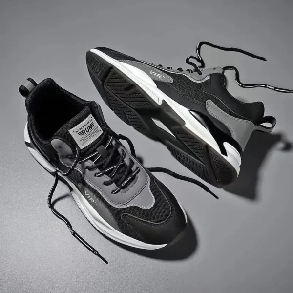2023 New Men's Shoes All-Match Mesh Casual Shoes Deodorant Soft Bottom Shoes Spring and Autumn Breathable Sneaker Men's Shoes - Image 3