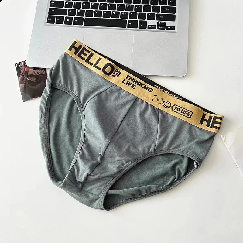 3Pcs/Lot Men's Underpants Soft Men Panties Sports Personality Boxers Breathable Large Size Panties Briefs for Men Underwears - Image 5