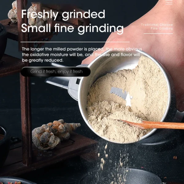 400W Electric Multifunctional Coffee Grinder Kitchen Cereal Nuts Beans Spices Grains Grinder Machine For Home Coffee Grinder - Image 3