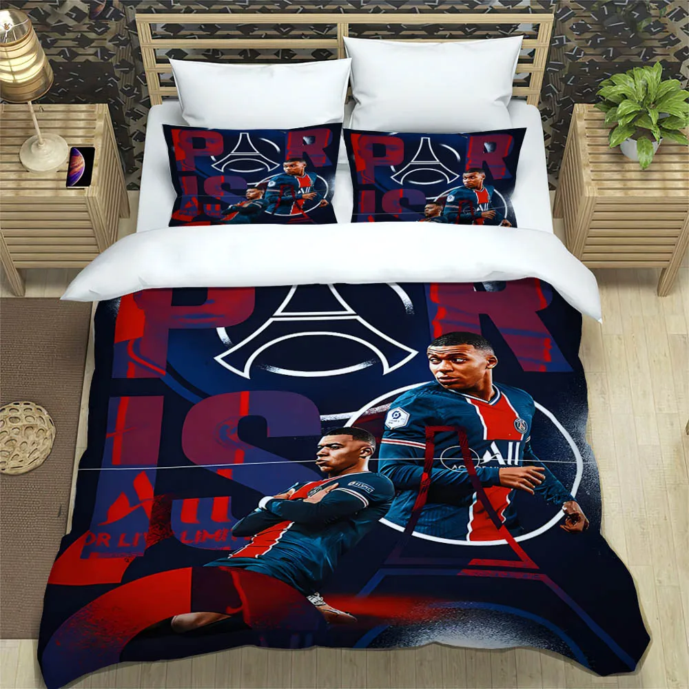 3D K-Kylian Mbappé print Bedding Sets exquisite bed supplies set duvet cover bed comforter set bedding set luxury birthday gift - Image 6