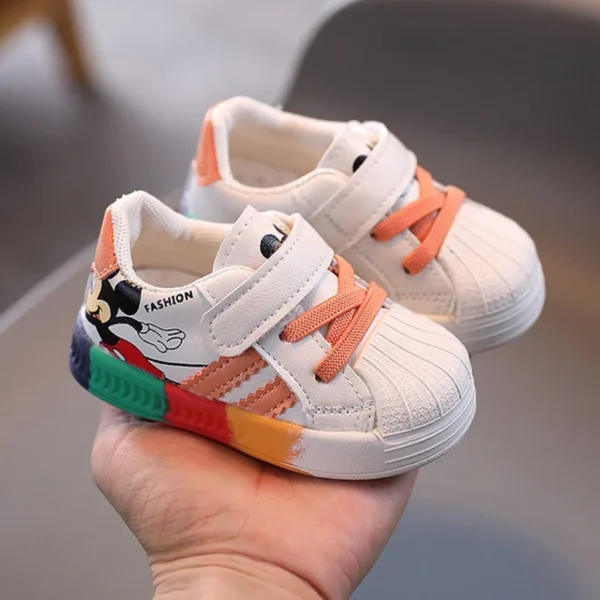 Disney Cartoon Mickey Children Shoes For Boys Girls Sport Sneakers Kids Leisure Autumn Casual Shoes Breathable Running Toddler - Image 4