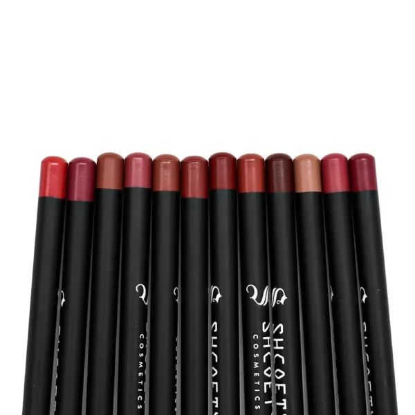 12pcs Matte Lip Liner Set Long-lasting Color Waterproof Lip Liner Sexy Full Lips Lip Retouching Cosmetic Makeup Tools - Image 4