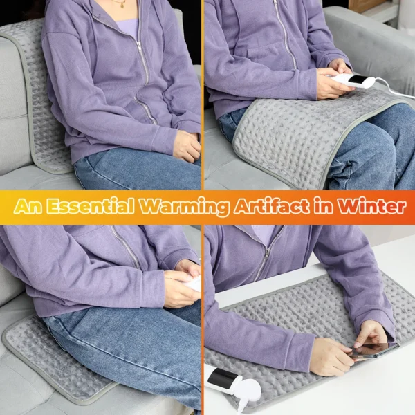 58*29CM Electric Heating Blanket Heated Mat Electro Sheet Pad for Bed Sofa Warm Winter Thermal Blankets Warmer Home Use - Image 6