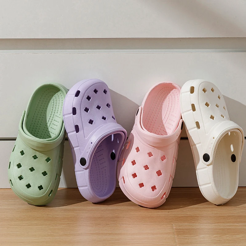 Clogs Women Sandals Summer Casual EVA Lightweight Outdoor Women's Shoes Anti Slip Thick Sole Beach Slides Couple Garden Shoes - Image 4